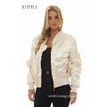 Metalic Bomber Sport Women Jacket